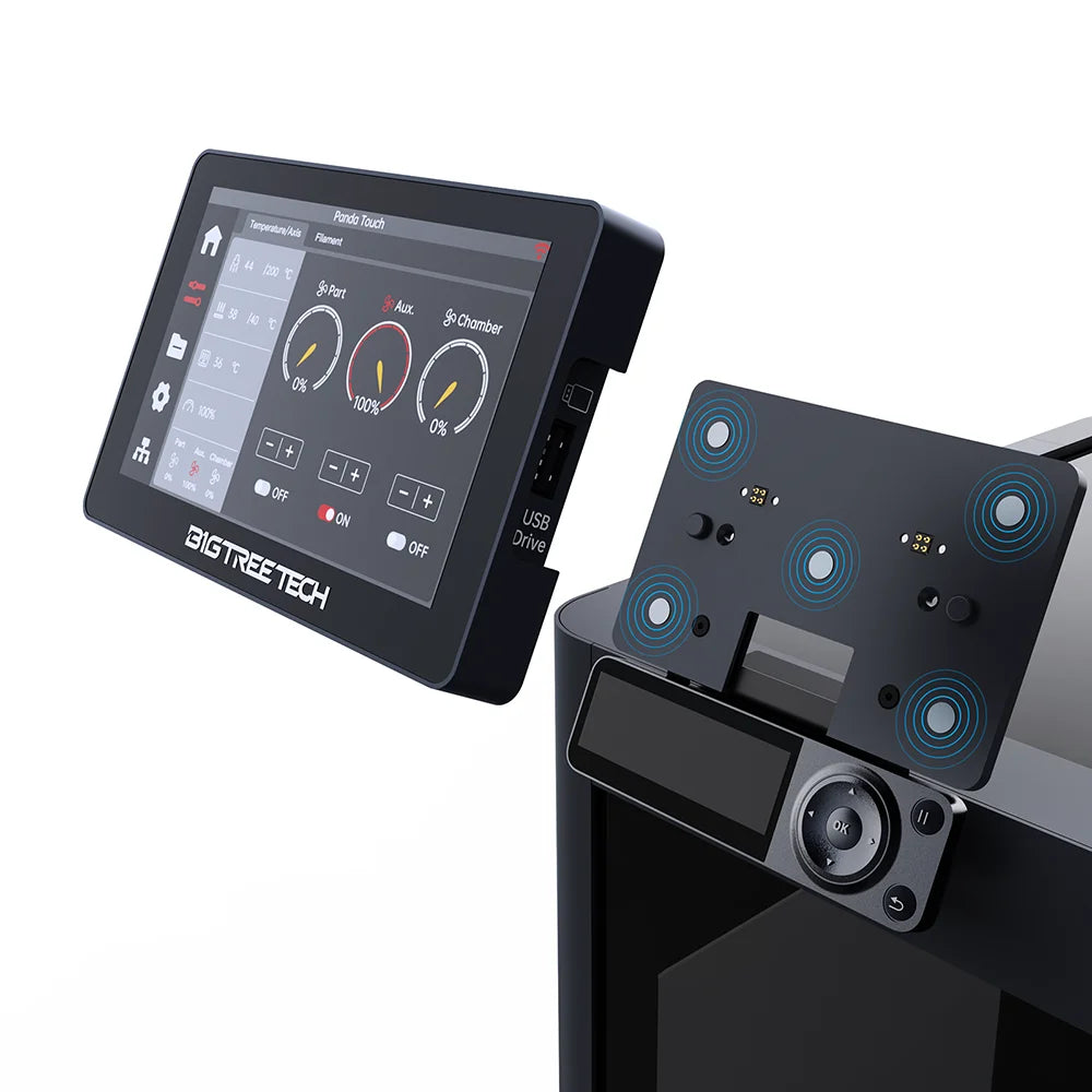 Panda Touch 5 Inch Touch Screen Wifi Display for Bambulab P1P P1S Multi-Printer Control Wireless Klipper Screen