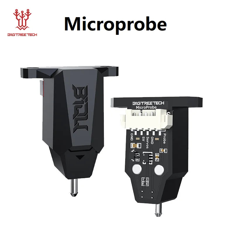 BIGTREETECH Microprobe Auto Leveling Kit 3D Printer Bed Sensor Metal Probe High Precision Vs BL Touch for Ender3 Voron Extruder
