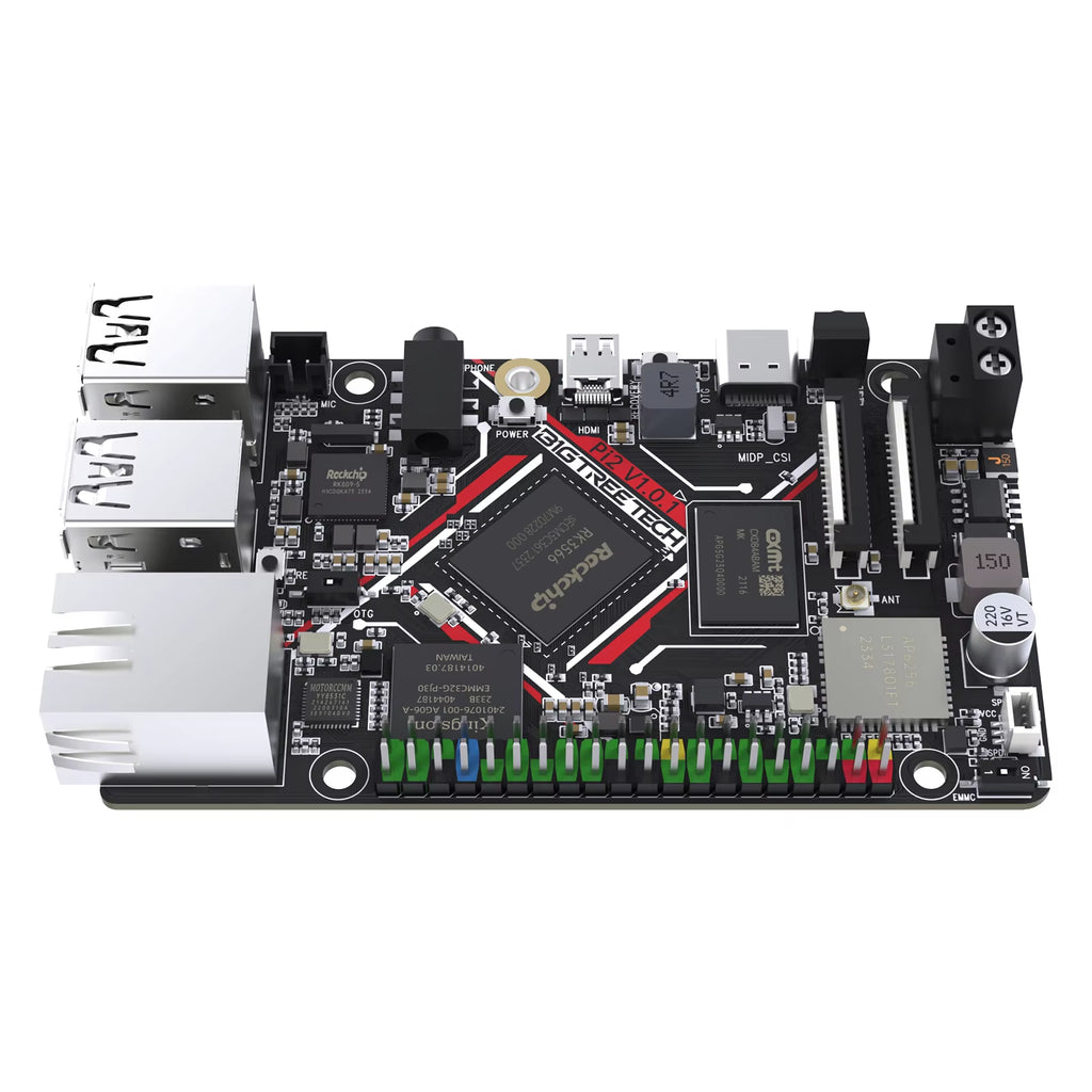 BTT PI 2 RK3566 Quad-Core RAM 2GB ROM 32GB 2.4G Wifi 40Pin GPIO VS Raspberry PI for Klipper 3D Printer Parts DIY
