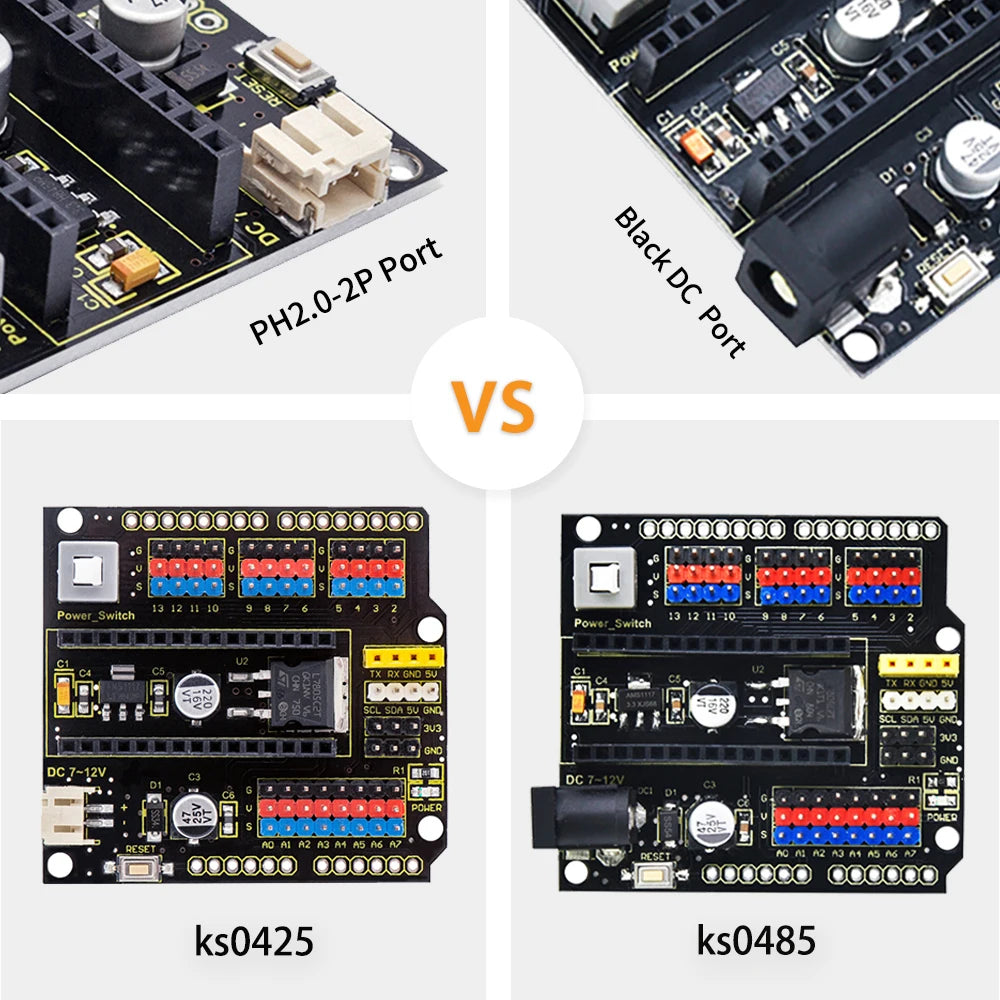 NANO Shield Board W/ Power Switch for Arduino Nano