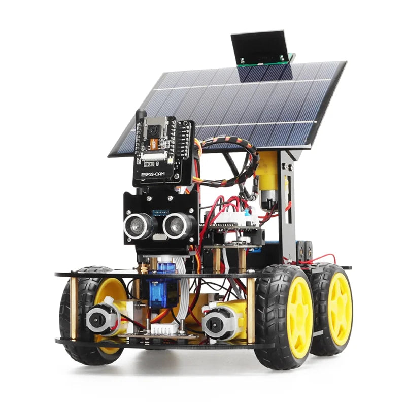 Programmable Robot Car Kit for Arduino Profesional ESP32 Cam Solar Tracking and Charging Set DIY Electronics Project