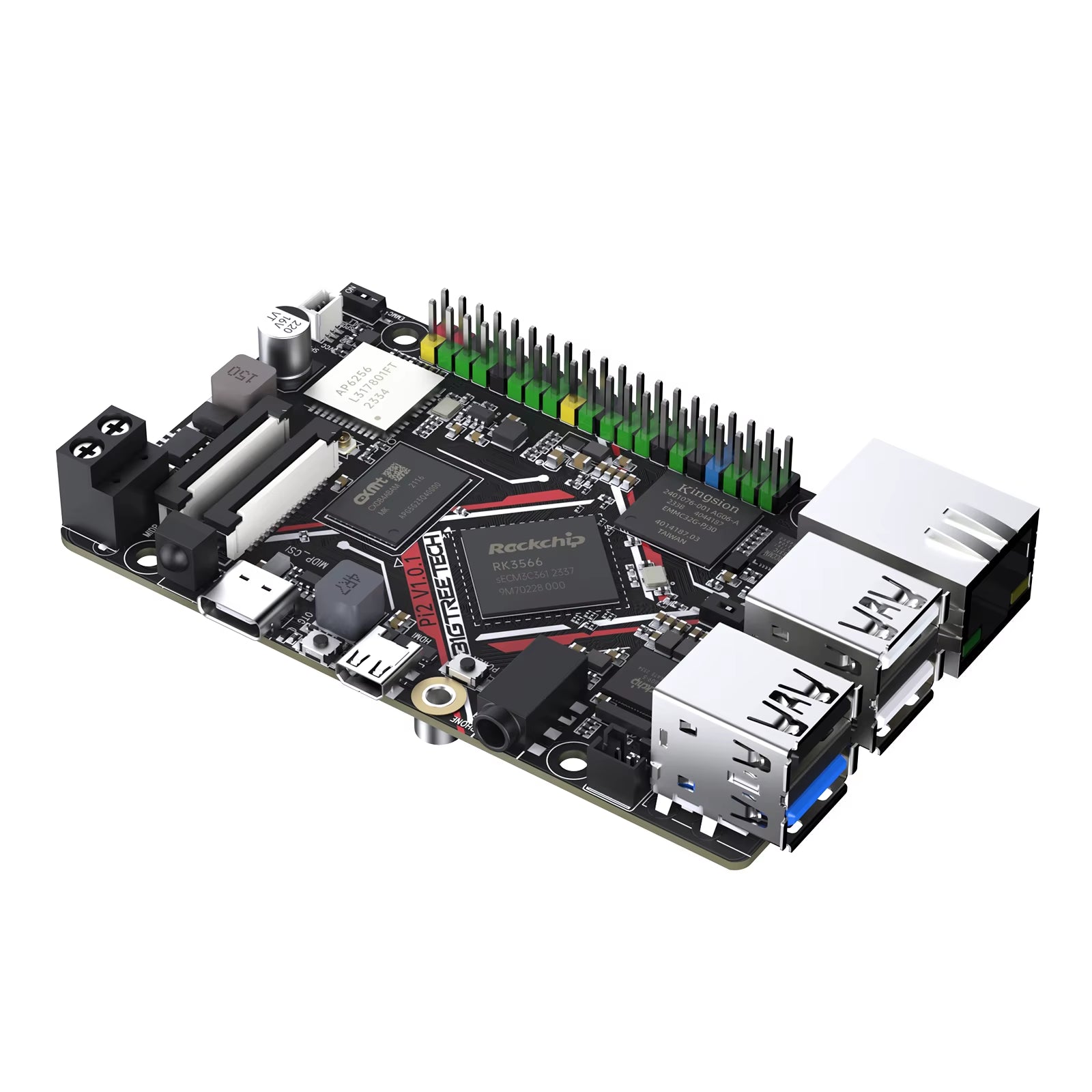 BTT PI 2 RK3566 Quad-Core RAM 2GB ROM 32GB 2.4G Wifi 40Pin GPIO VS Raspberry PI for Klipper 3D Printer Parts DIY