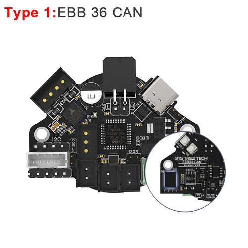 BIGTREETECH EBB36 EBB42 CAN V1.2 Board Support Canbus PT100 for Klipper Hotend Head Tool 36 Stepper Motor Ender3 3D Printer Part
