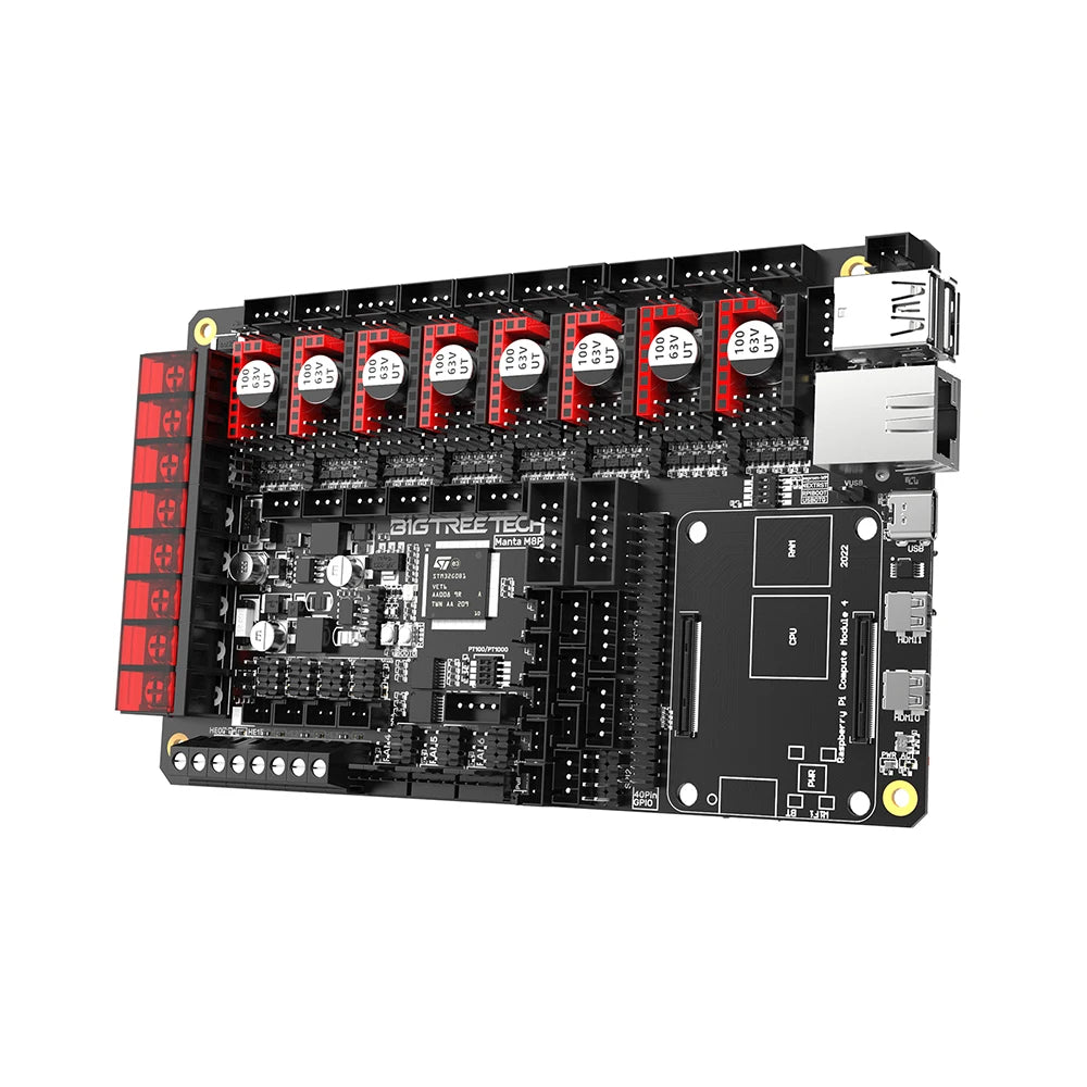 MANTA M8P M5P M4P Motherboard 32Bit Klipper Marlin VS Raspberry Pi CM4 for Voron Ender 3 3D Printer Control Board