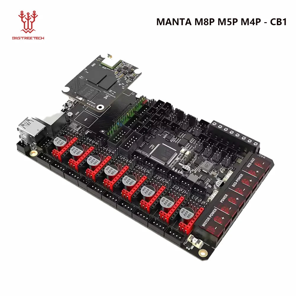 MANTA M8P M5P M4P Motherboard 32Bit Klipper Marlin VS Raspberry Pi CM4 for Voron Ender 3 3D Printer Control Board
