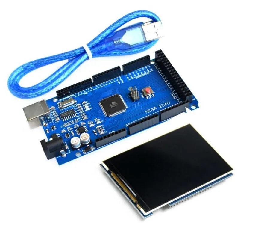 3.5 Inch TFT LCD Screen Module Ultra HD 320X480 for Arduino + MEGA 2560 R3 Board with Usb Cable