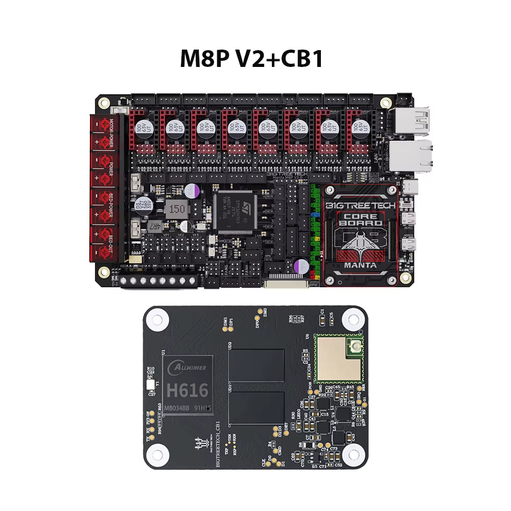 MANTA M8P M5P M4P Motherboard 32Bit Klipper Marlin VS Raspberry Pi CM4 for Voron Ender 3 3D Printer Control Board