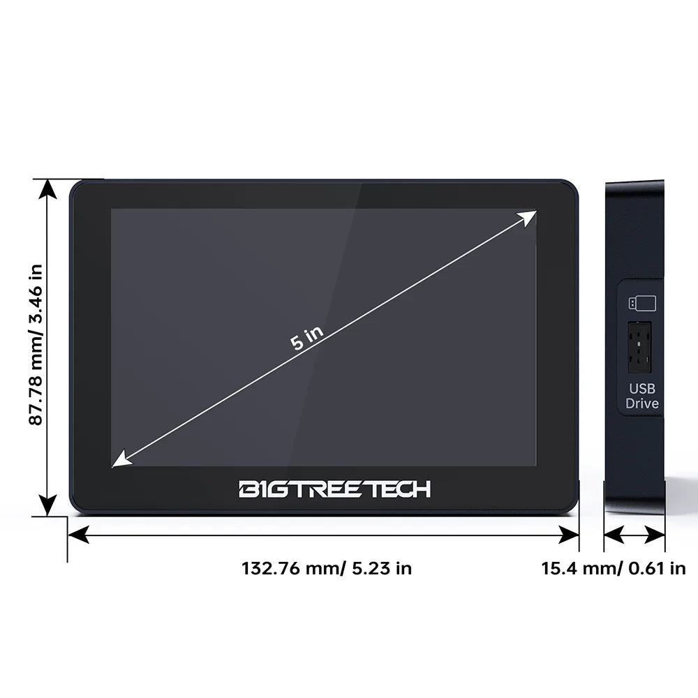 Panda Touch 5 Inch Touch Screen Wifi Display for Bambulab P1P P1S Multi-Printer Control Wireless Klipper Screen