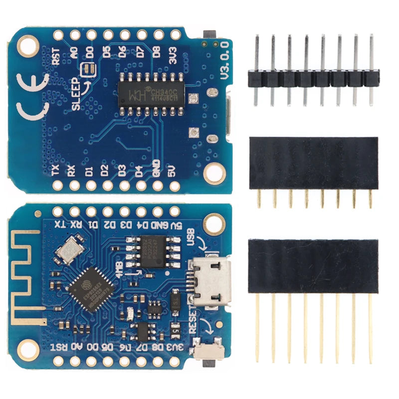 Wemos D1 Mini Pro V3.0 Nodemcu 4MB/16MB Bytes Lua WIFI Internet of Things Development Board Based ESP8266 CH340G Nodemcu V2