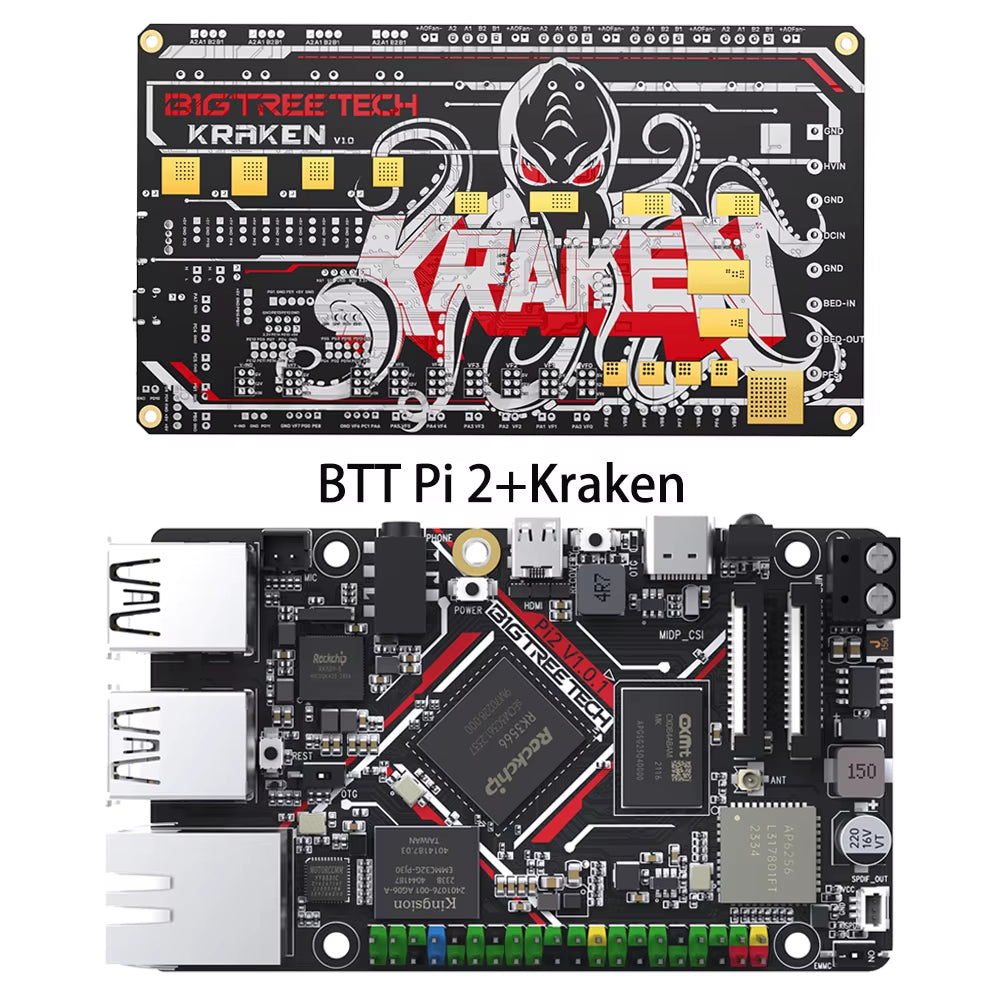 BTT PI 2 RK3566 Quad-Core RAM 2GB ROM 32GB 2.4G Wifi 40Pin GPIO VS Raspberry PI for Klipper 3D Printer Parts DIY