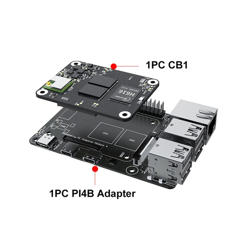 BTT CB1 PI4B Adapter 3D Printer Board Support CM4 Add Octopus V1.1 SKR MINI E3 V3.0 Motherboard VS Raspberry Pi CM4