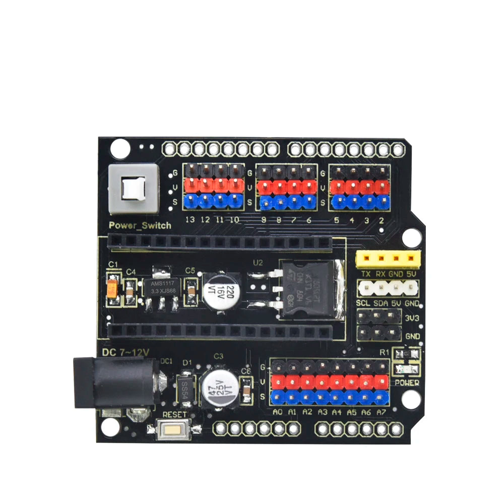 NANO Shield Board W/ Power Switch for Arduino Nano