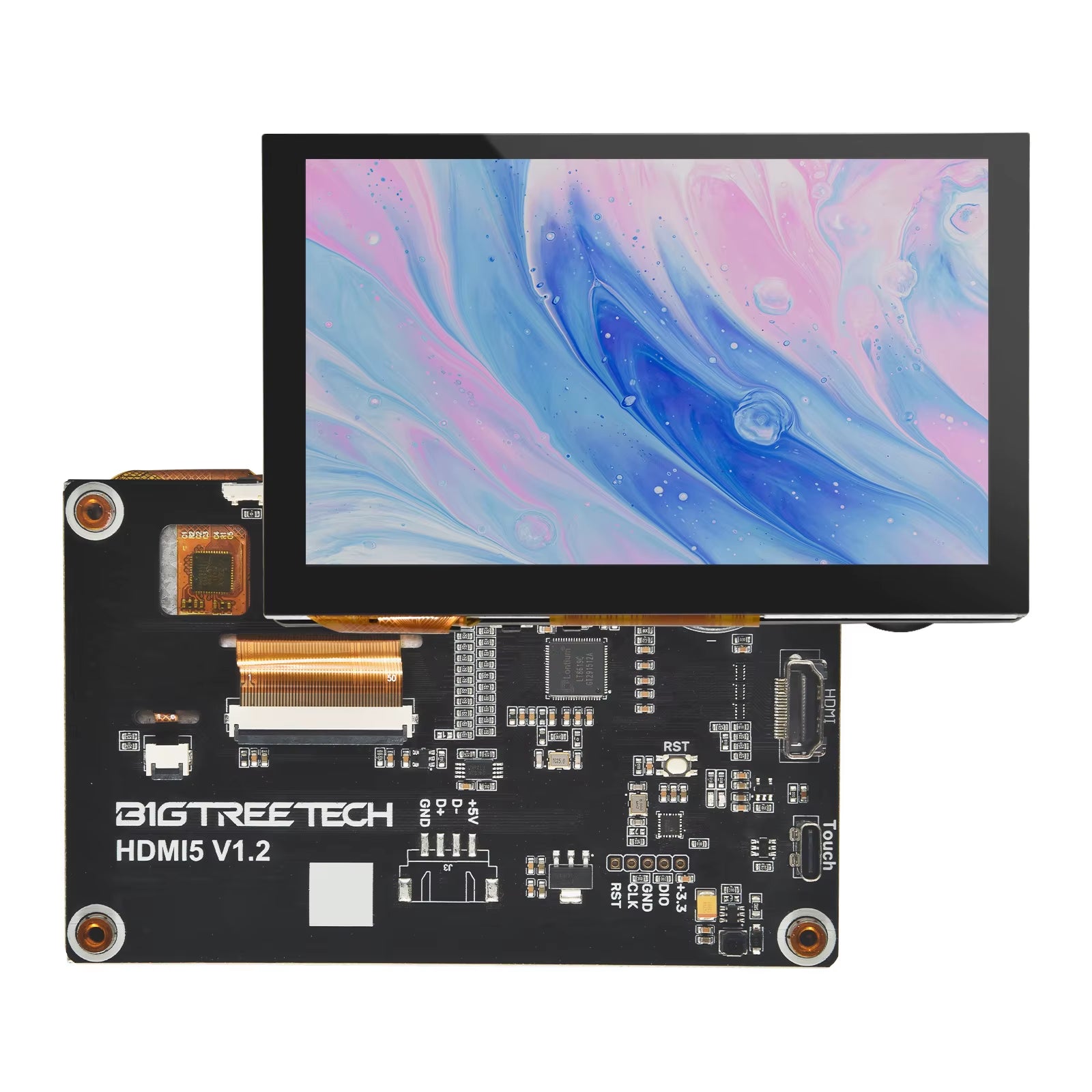 HDMI7 V1.2 HDMI5 HDMI Touch Screen 5/7 Inch IPS Screen Display 3D Printer Parts for Raspberry Pi 4 Manta M8P Board