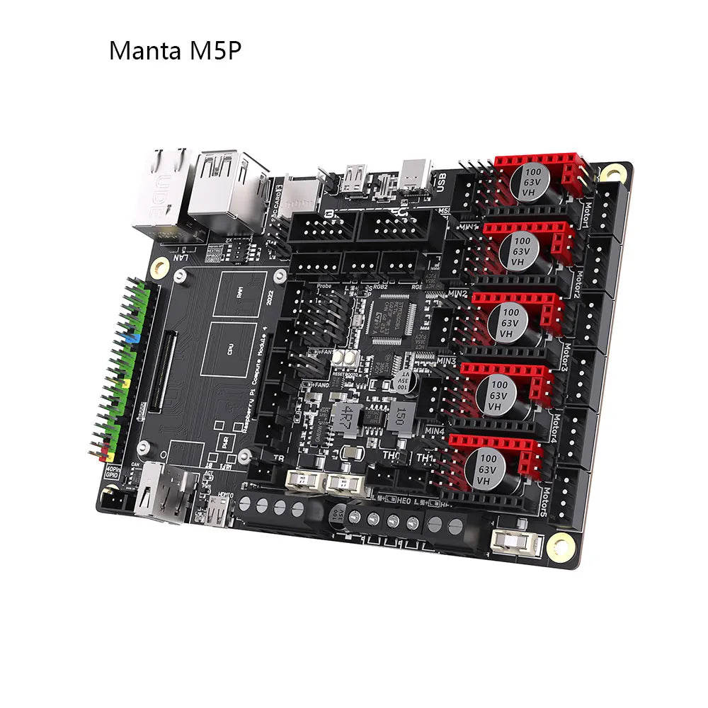 MANTA M8P M5P M4P Motherboard 32Bit Klipper Marlin VS Raspberry Pi CM4 for Voron Ender 3 3D Printer Control Board