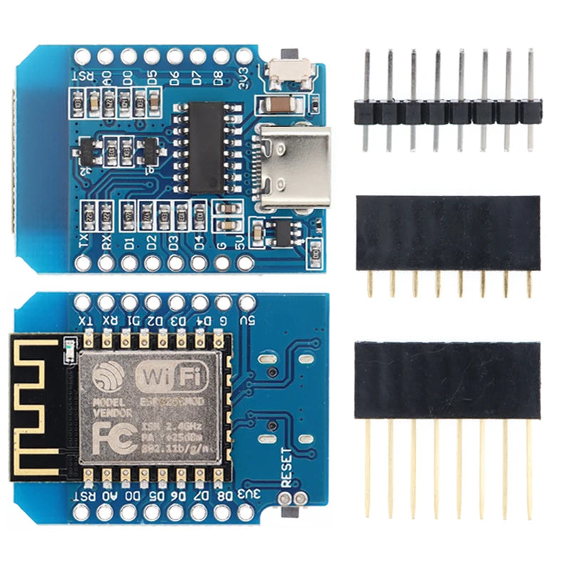 Wemos D1 Mini Pro V3.0 Nodemcu 4MB/16MB Bytes Lua WIFI Internet of Things Development Board Based ESP8266 CH340G Nodemcu V2