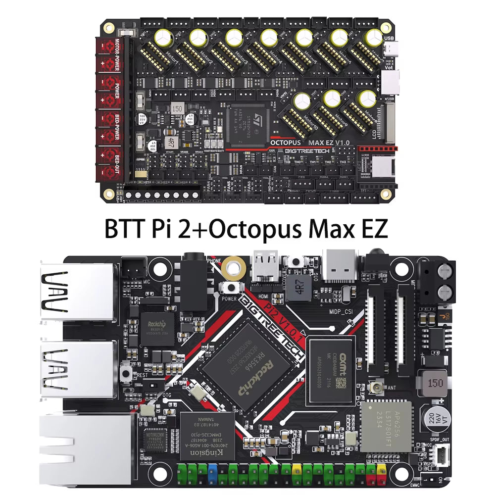 BTT PI 2 RK3566 Quad-Core RAM 2GB ROM 32GB 2.4G Wifi 40Pin GPIO VS Raspberry PI for Klipper 3D Printer Parts DIY